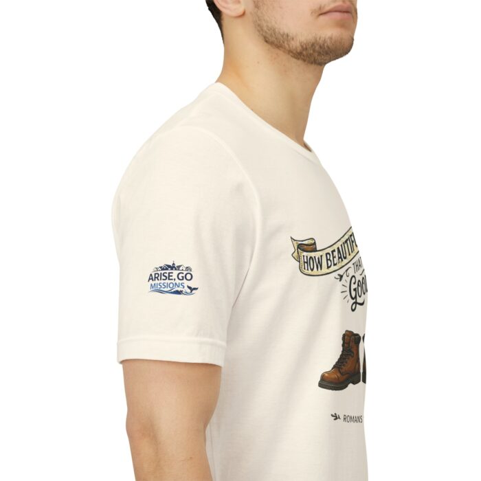 How Beautiful Are the Feet Tee — Christian Faith Graphic T-Shirt