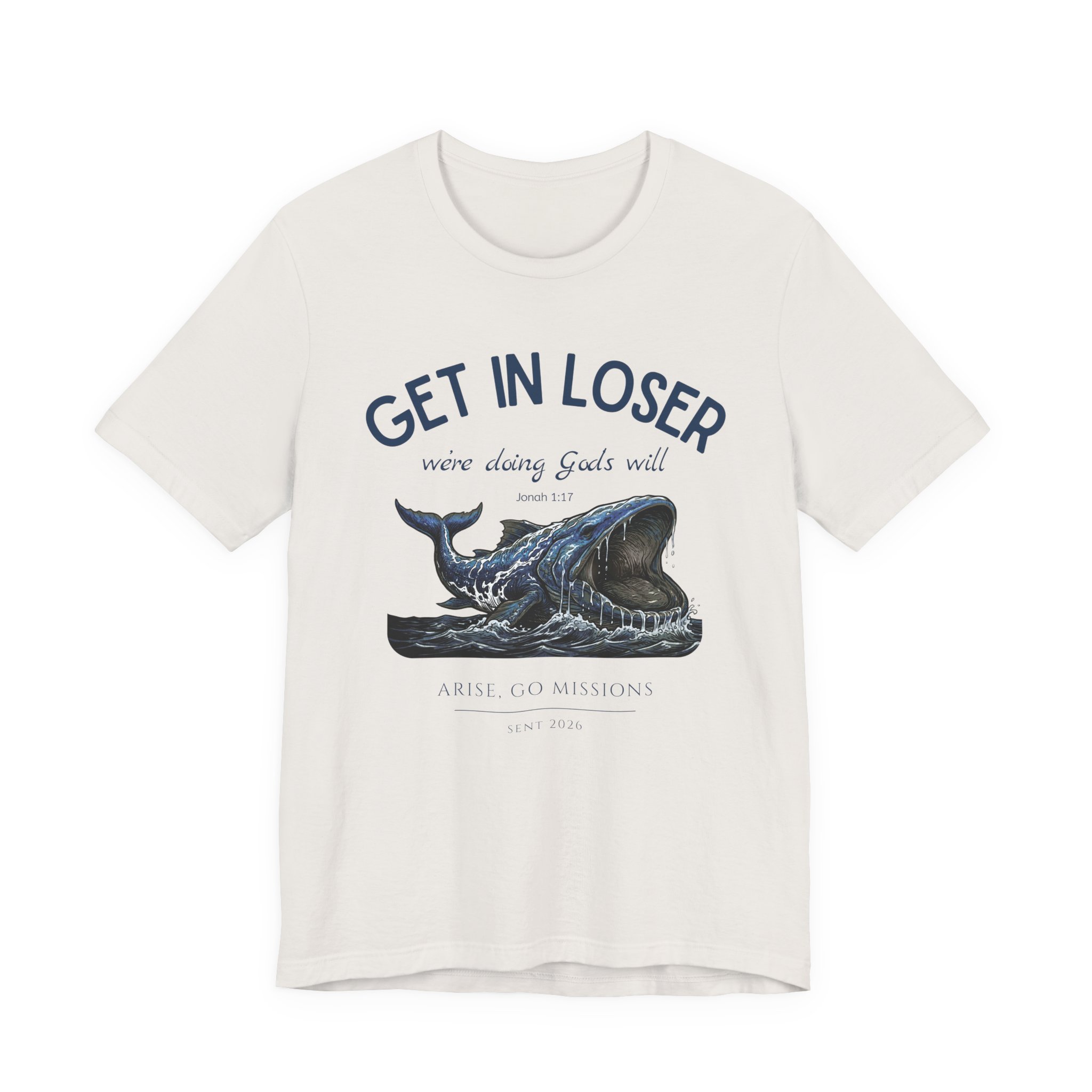 Get In Loser Whale Tee — Funny Ocean Graphic T-Shirt - Image 5