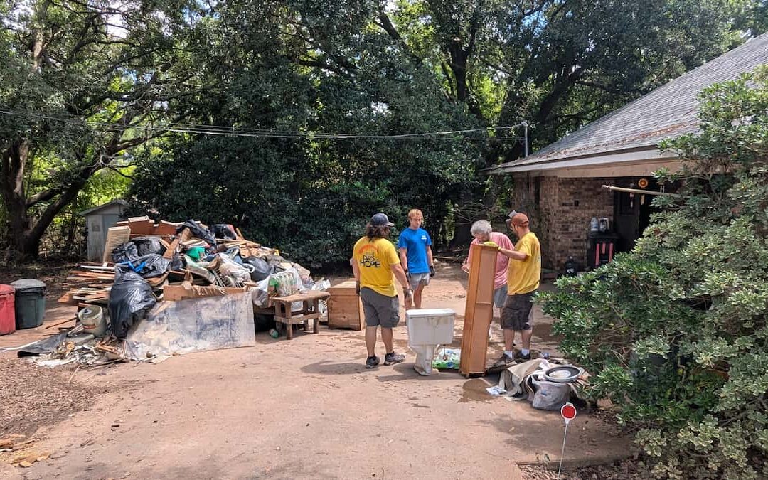 Disaster Relief Volunteering After Tropical Storm Arthur in Louisiana