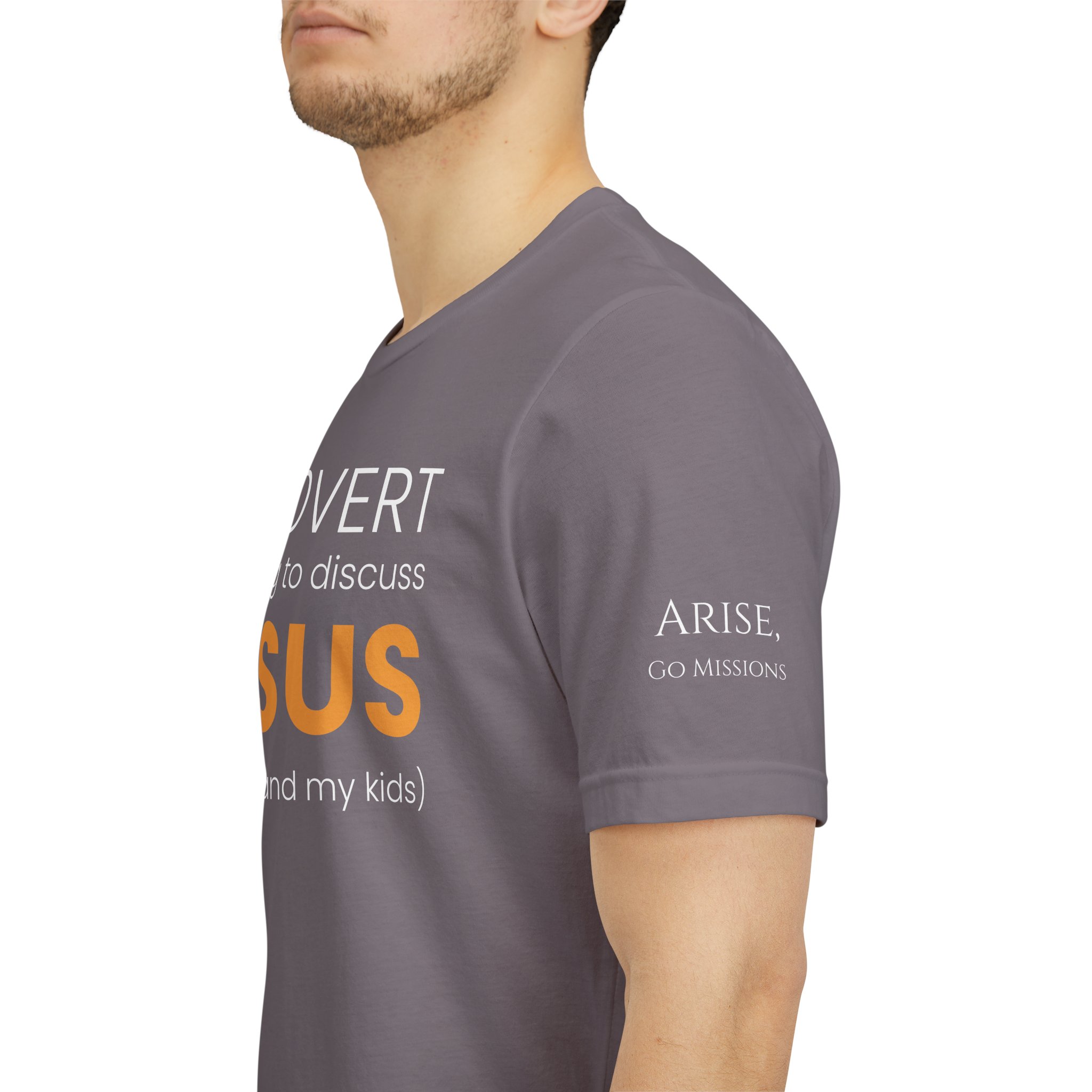 Introvert but Willing to Discuss Jesus & My Kids T-Shirt - Image 36
