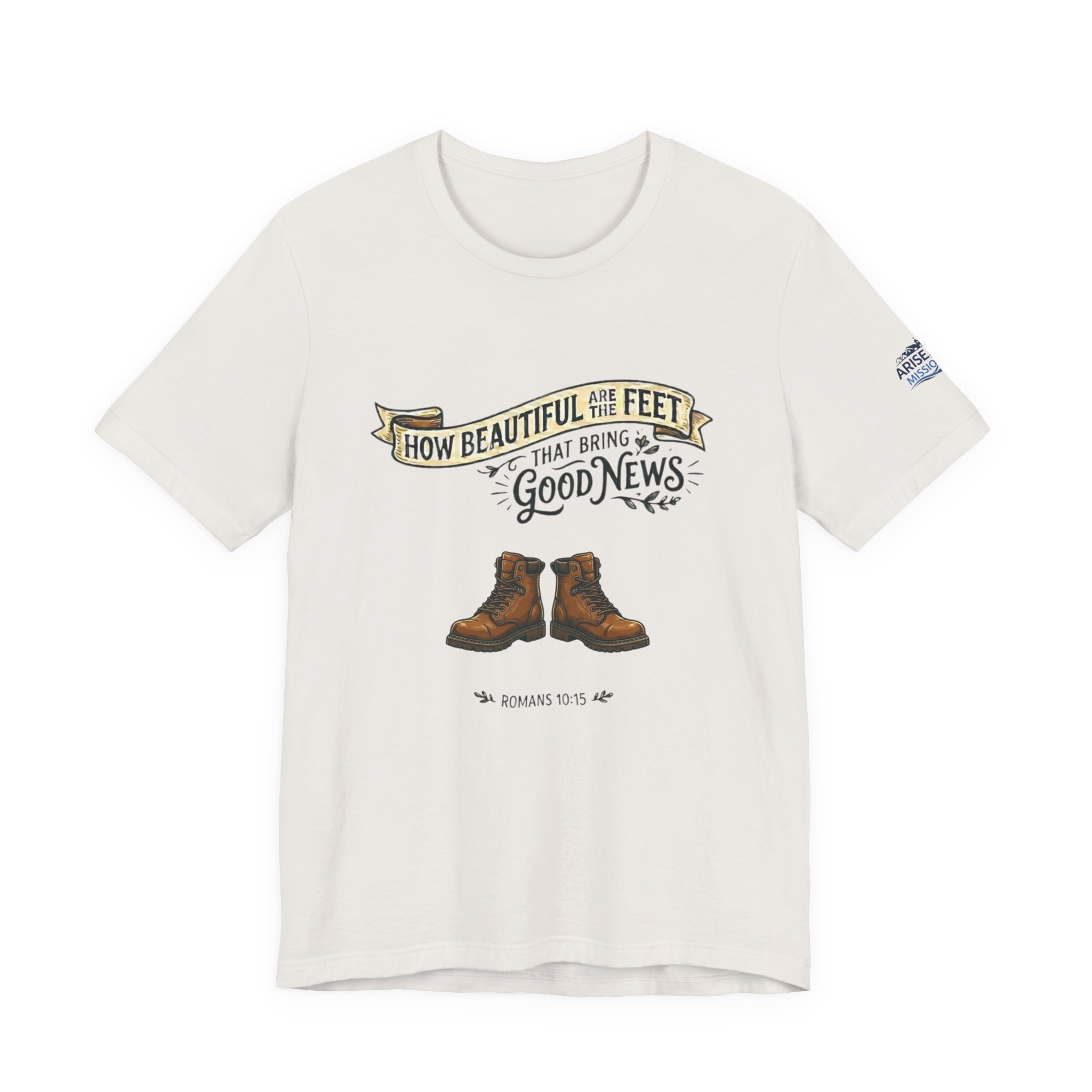 How Beautiful Are the Feet Tee — Christian Faith Graphic T-Shirt - Image 13