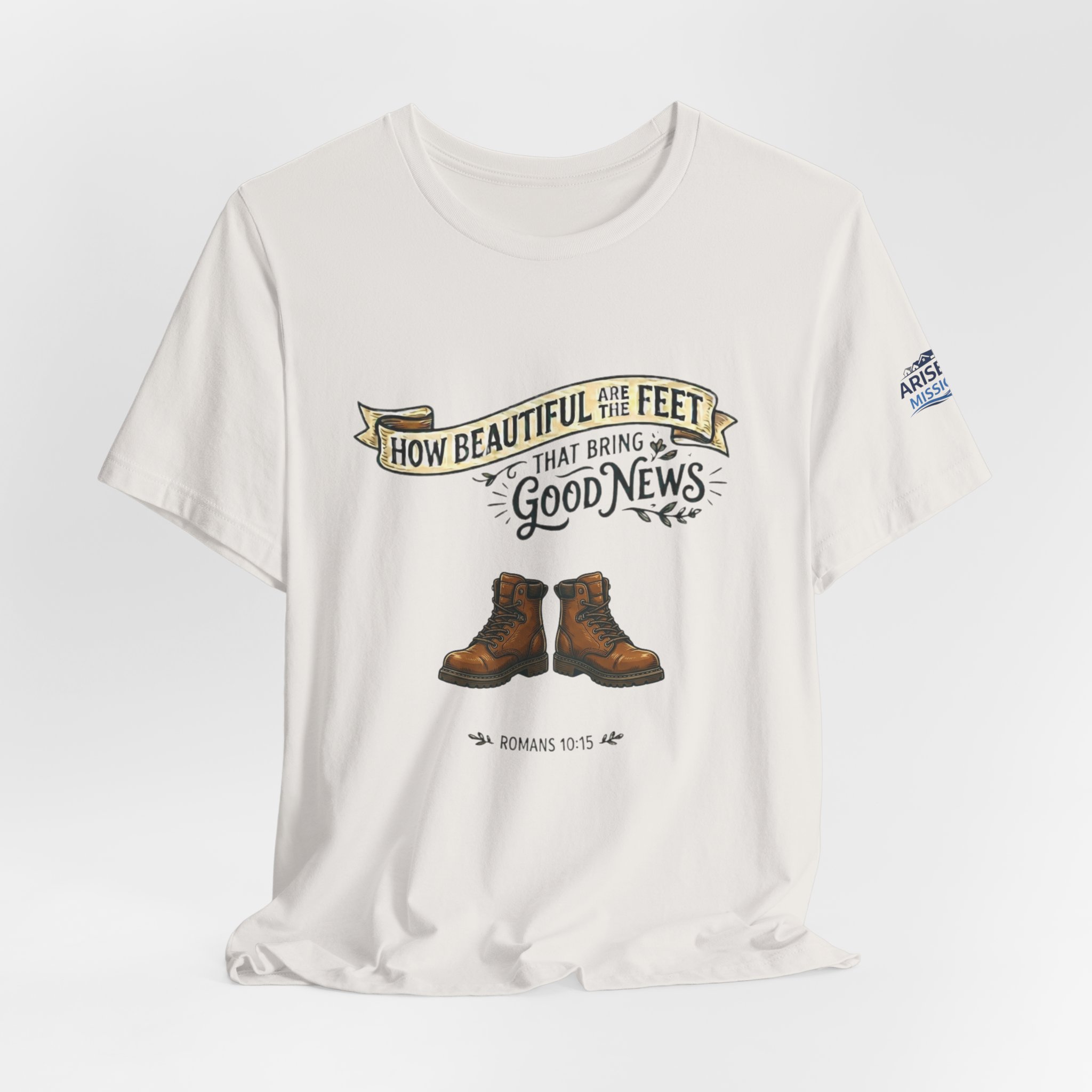 How Beautiful Are the Feet Tee — Christian Faith Graphic T-Shirt - Image 15