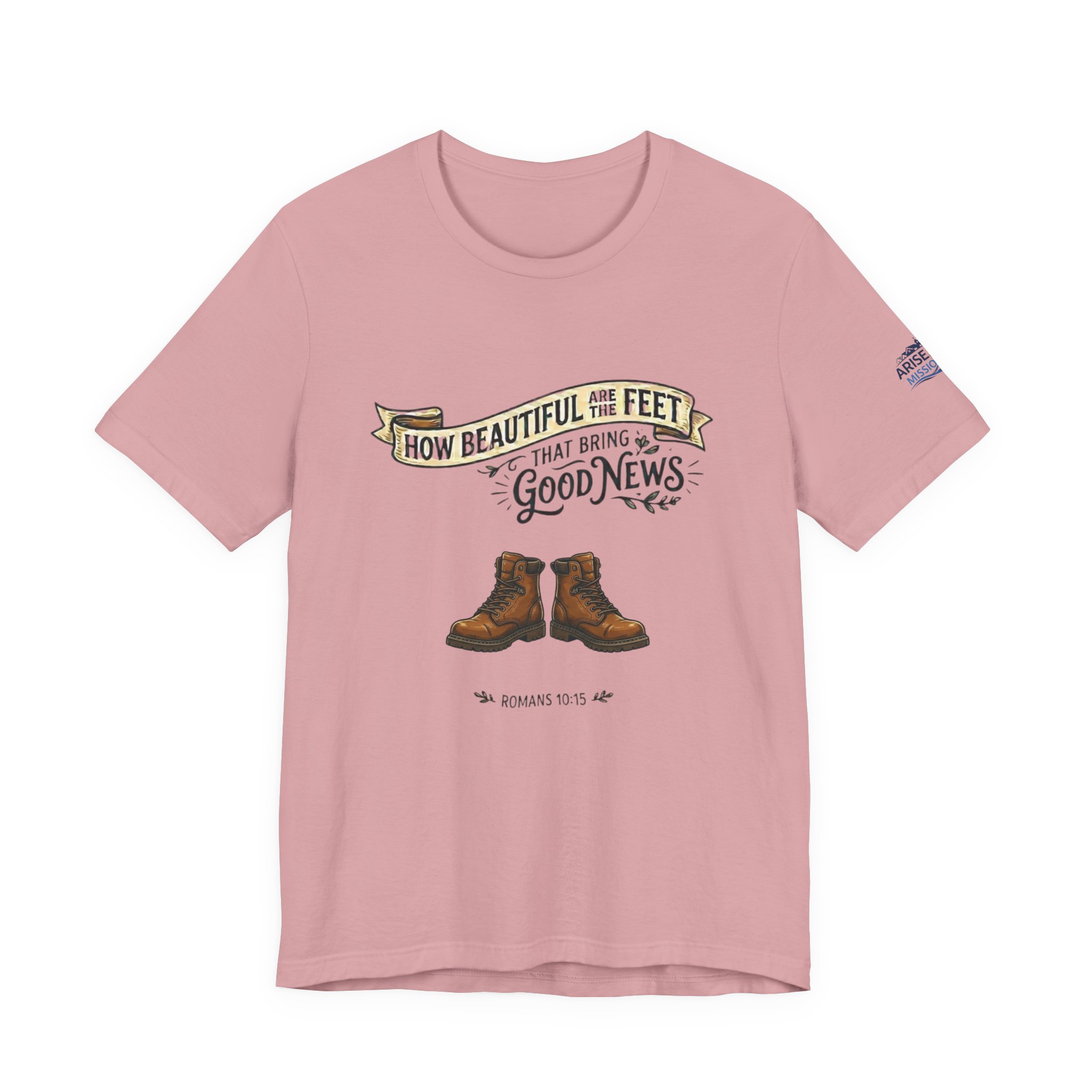 How Beautiful Are the Feet Tee — Christian Faith Graphic T-Shirt - Image 33