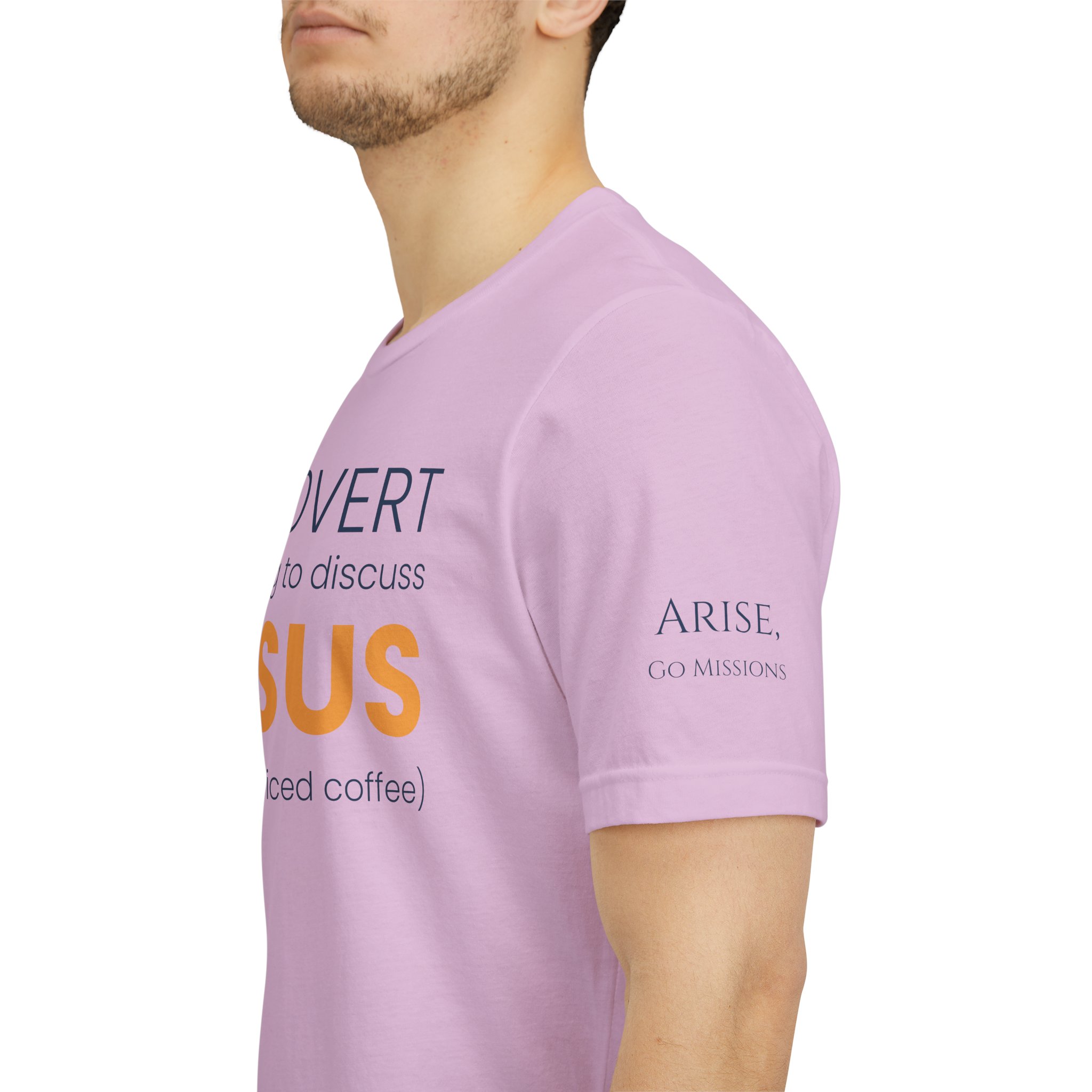 Introvert but Willing to Discuss Jesus & Iced Coffee T-Shirt - Image 32