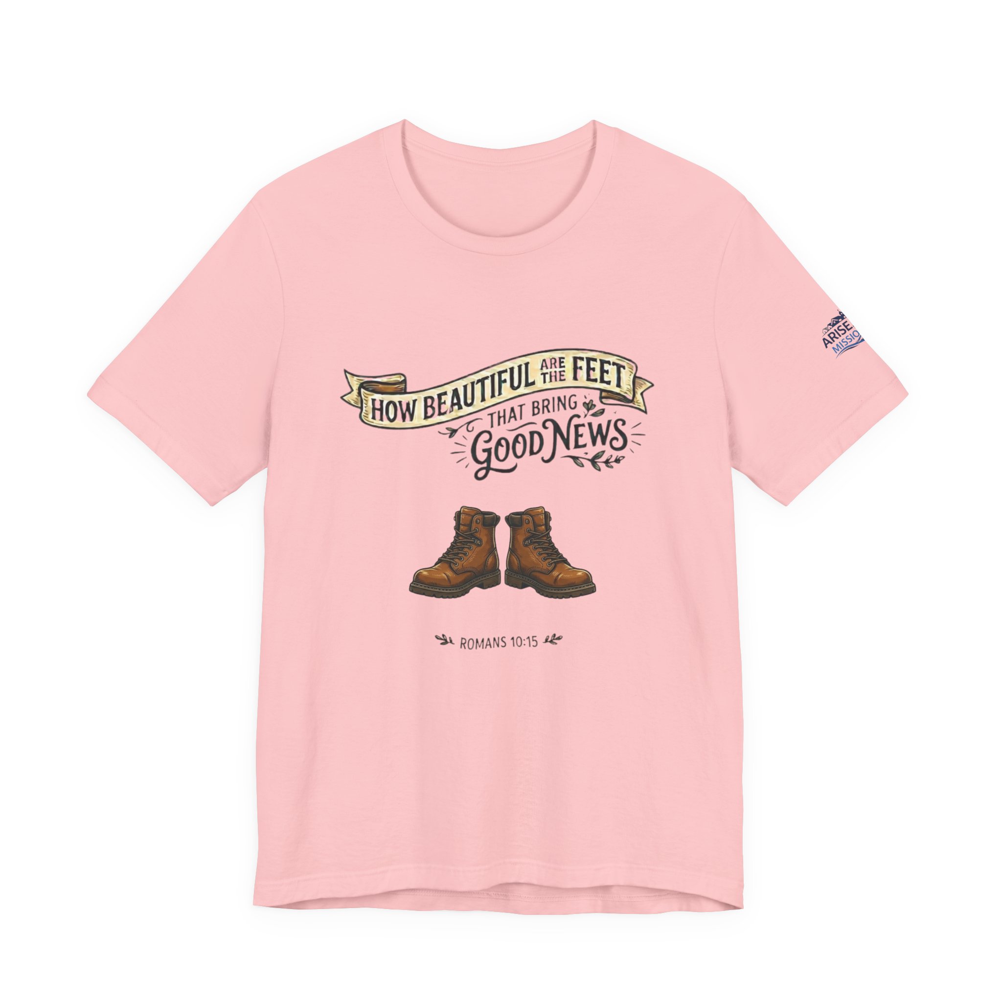How Beautiful Are the Feet Tee — Christian Faith Graphic T-Shirt - Image 29