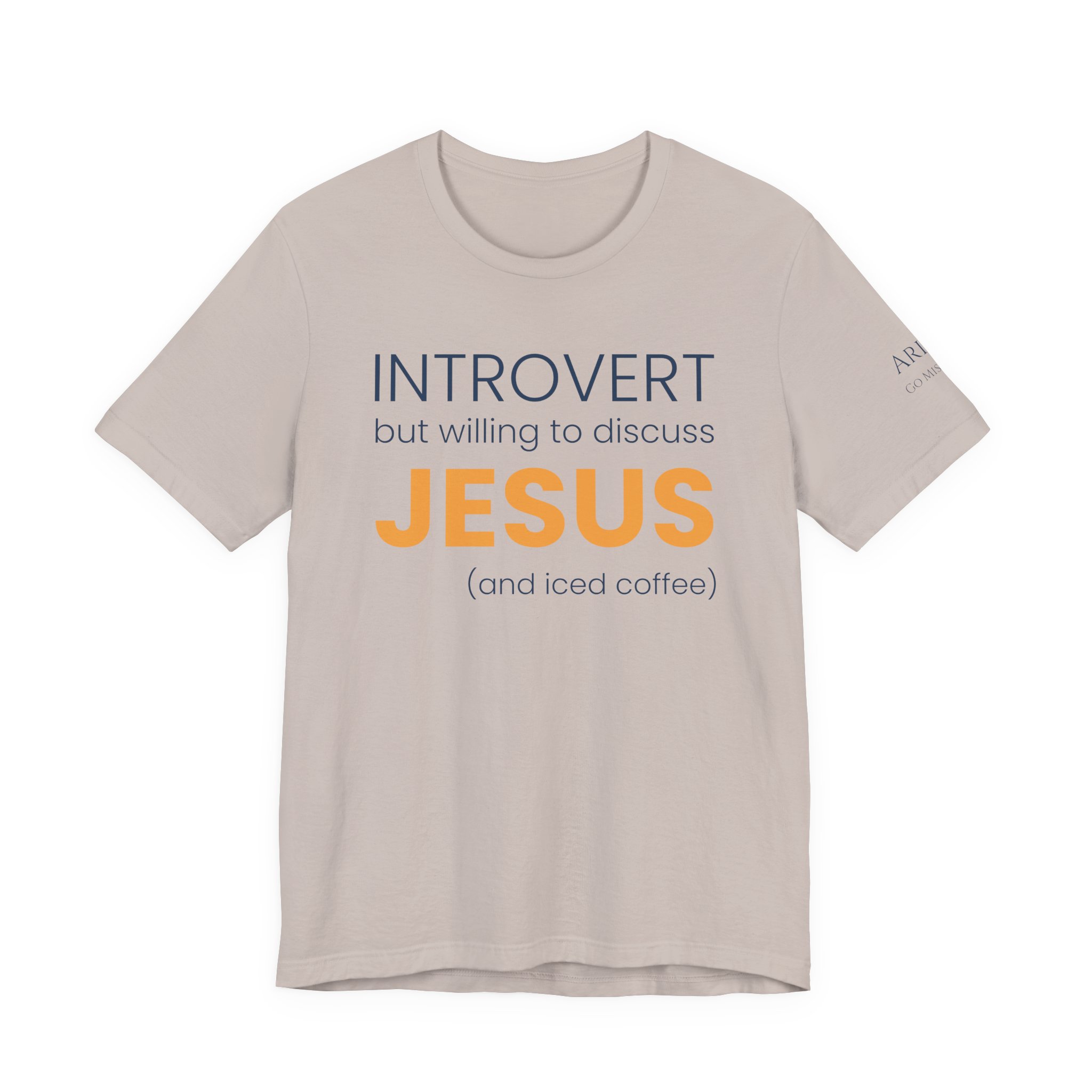 Introvert but Willing to Discuss Jesus & Iced Coffee T-Shirt