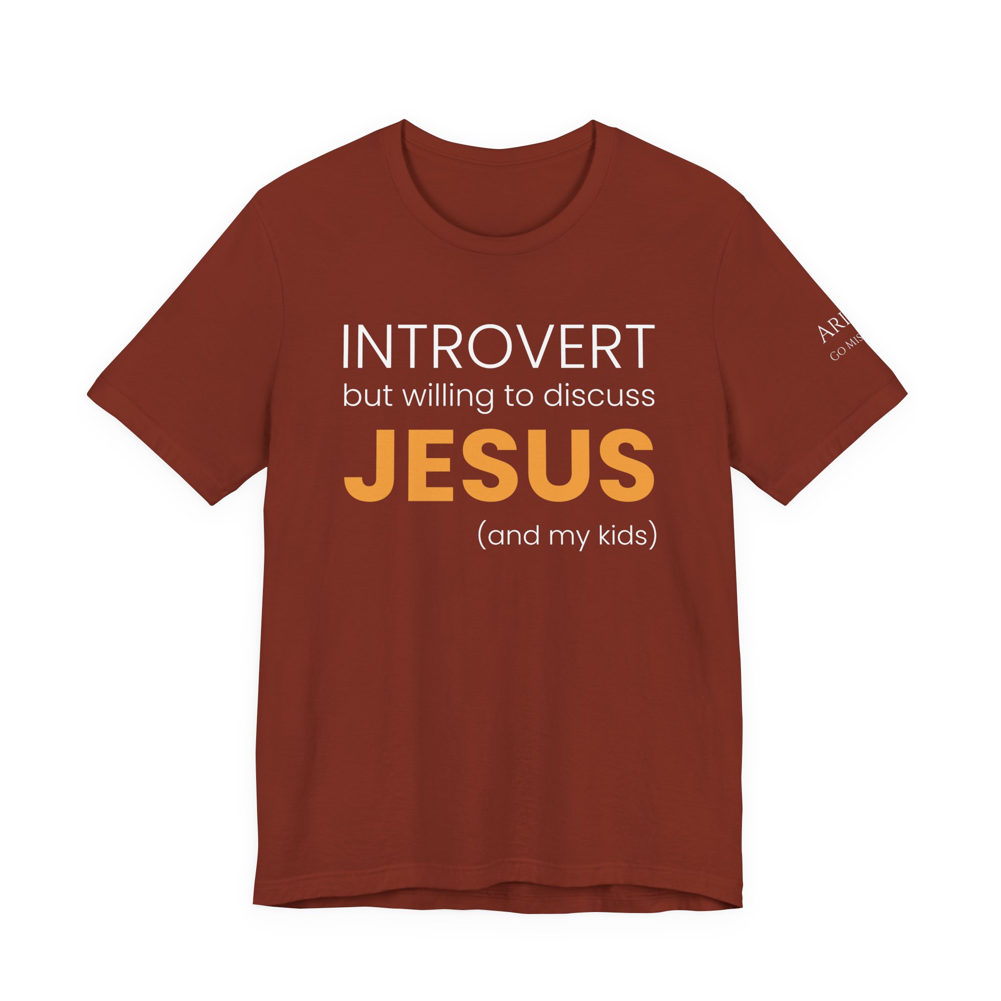 Introvert but Willing to Discuss Jesus & My Kids T-Shirt - Image 5