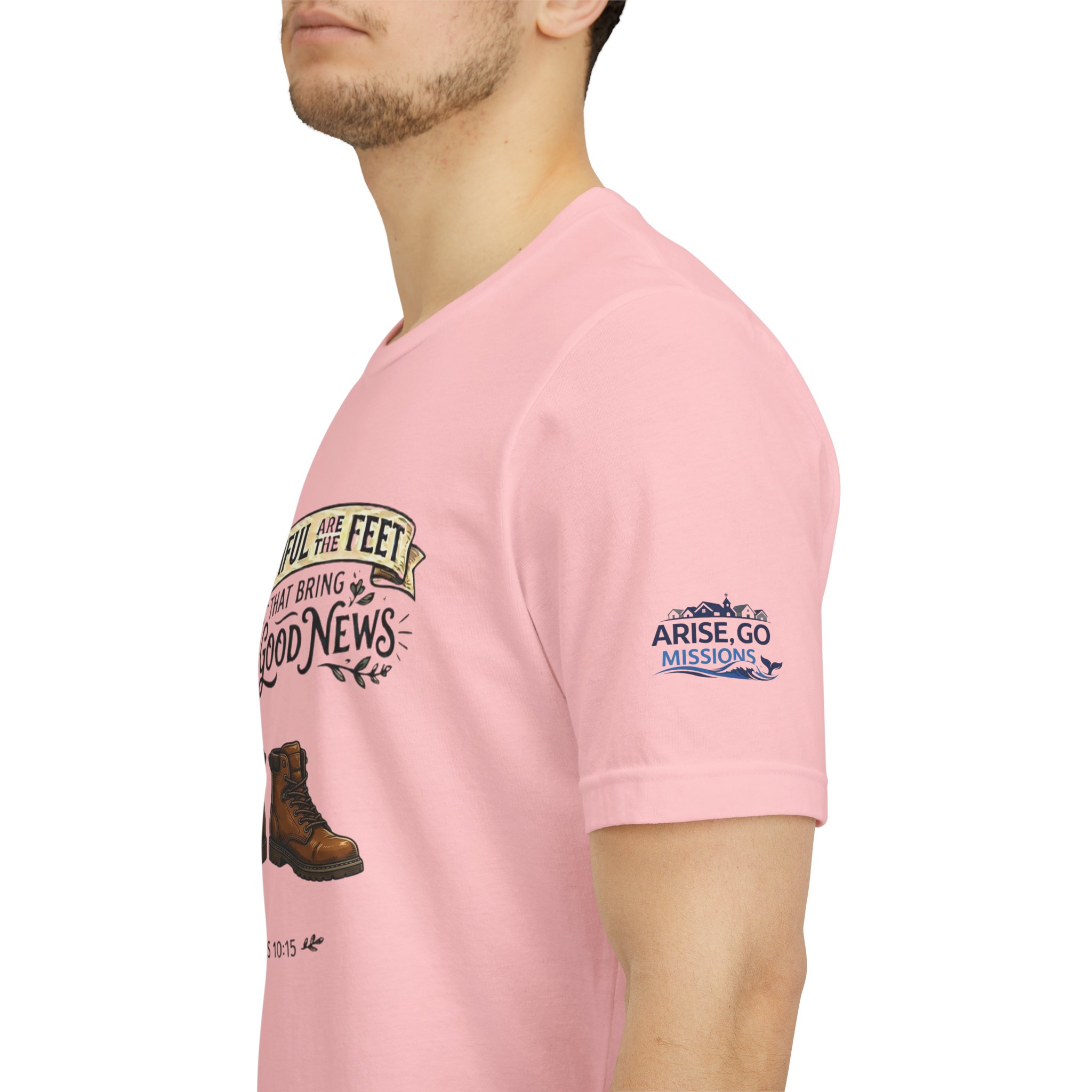 How Beautiful Are the Feet Tee — Christian Faith Graphic T-Shirt - Image 32