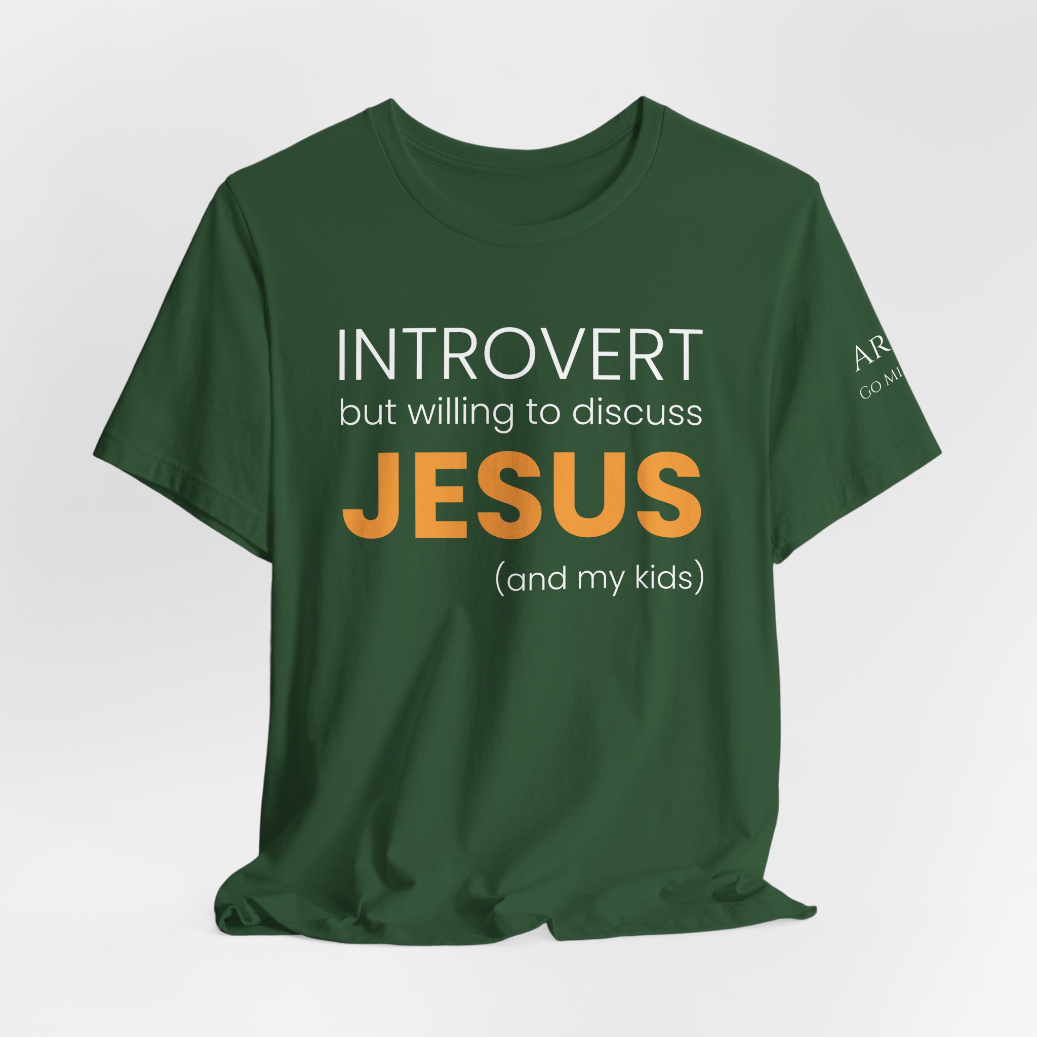 Introvert but Willing to Discuss Jesus & My Kids T-Shirt - Image 27