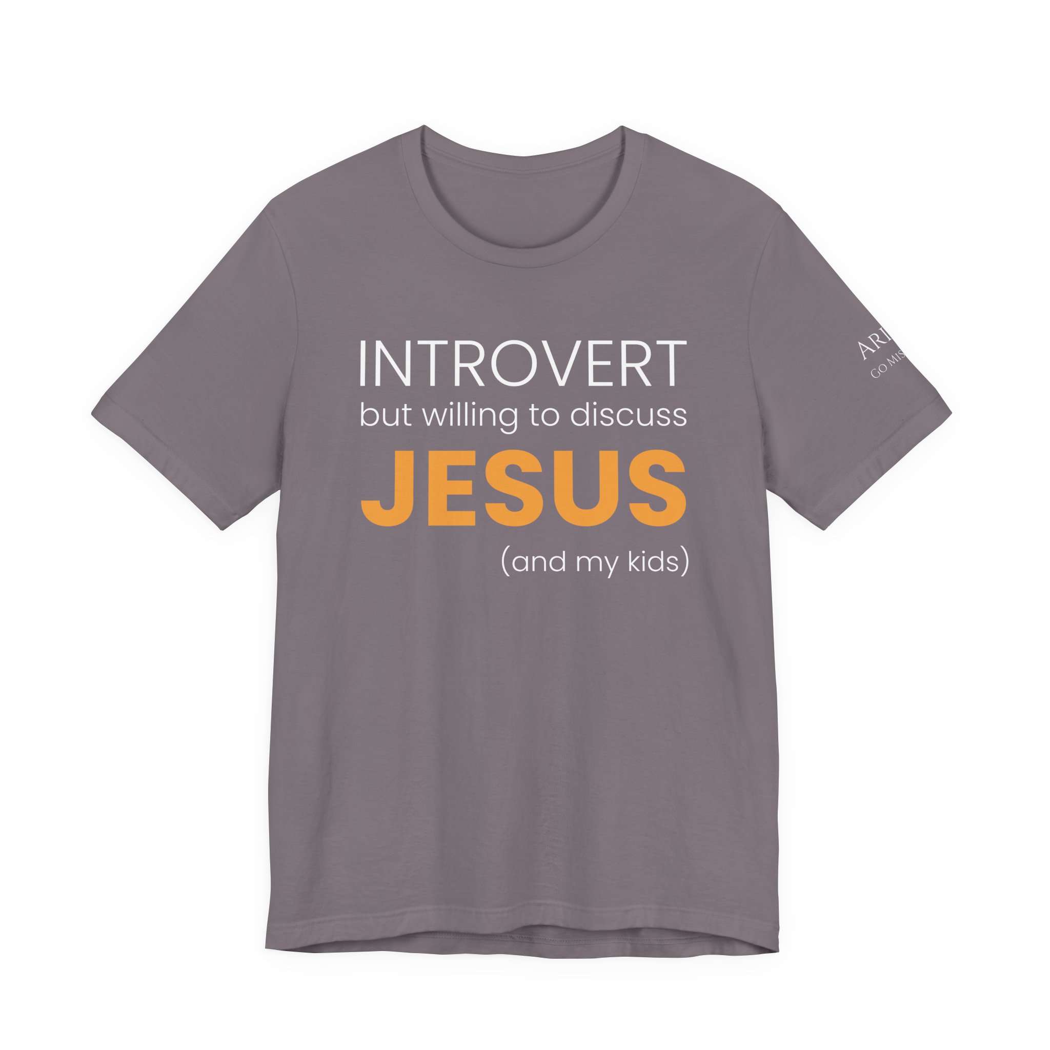 Introvert but Willing to Discuss Jesus & My Kids T-Shirt - Image 33