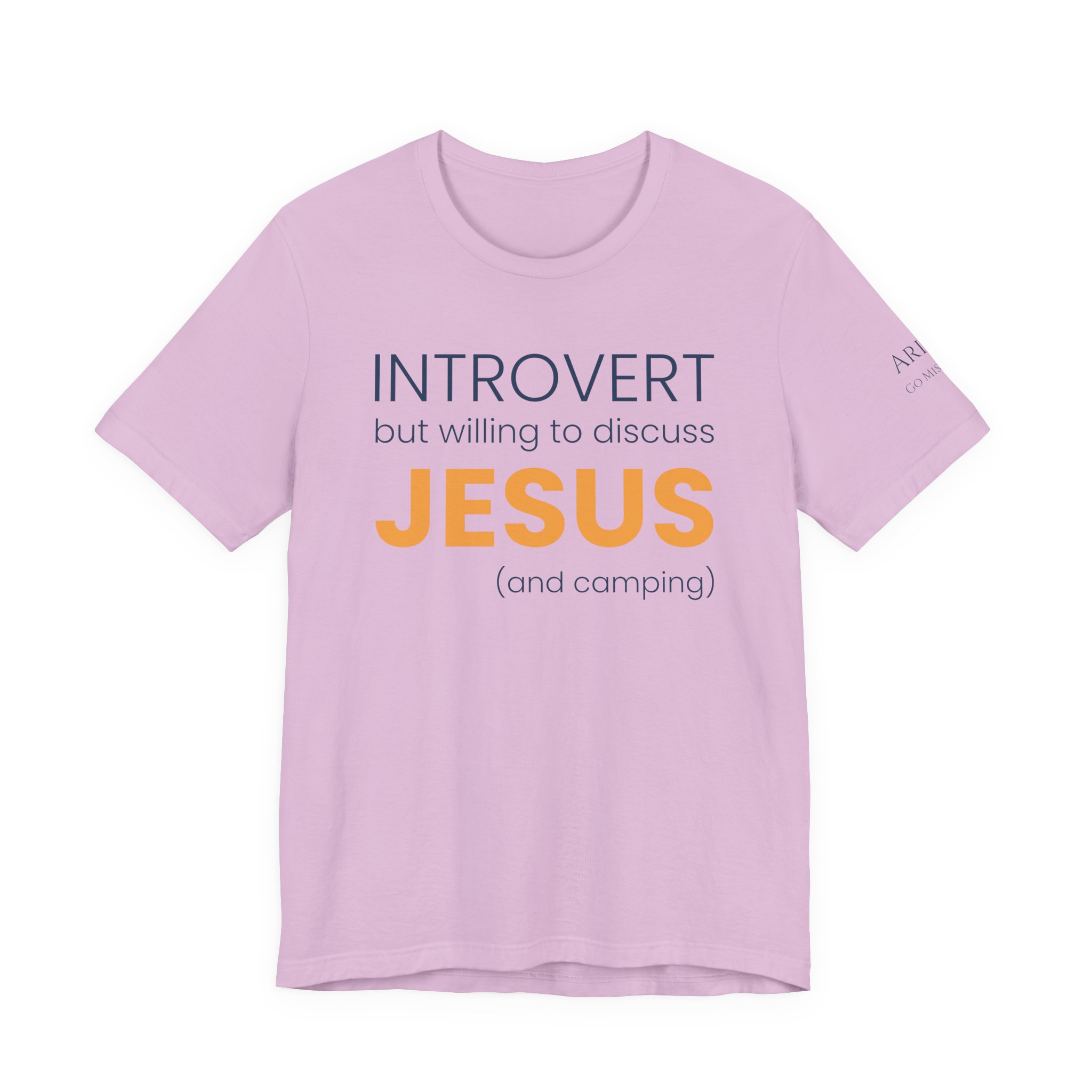 Introvert but Willing to Discuss Jesus & Camping T-Shirt - Image 29