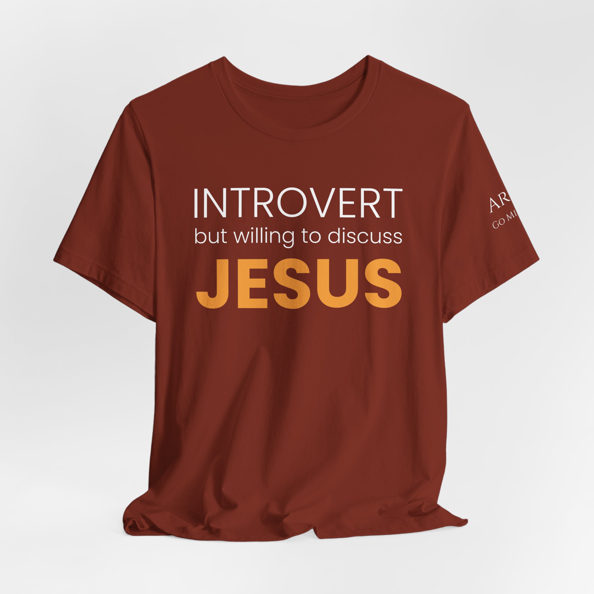 Introvert but Willing to Discuss Jesus T-Shirt - Image 7
